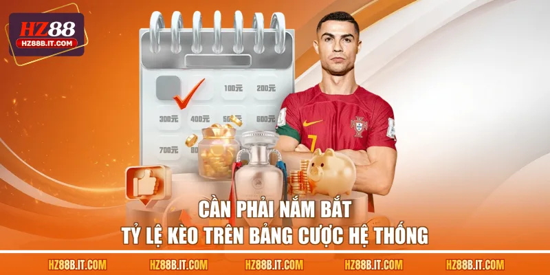 Cần phải nắm bắt tỷ lệ kèo trên bảng cược hệ thống